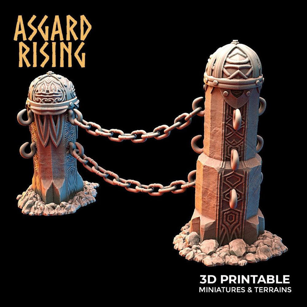 3D Printed Asgard Rising Dwarf Mountain Pass Fortress Entrance 28mm - 32mm (Online Only)