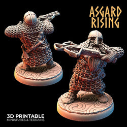 3D Printed Asgard Rising Dwarves Crossbow Chain Mail Set 28mm - 32mm (Online Only)