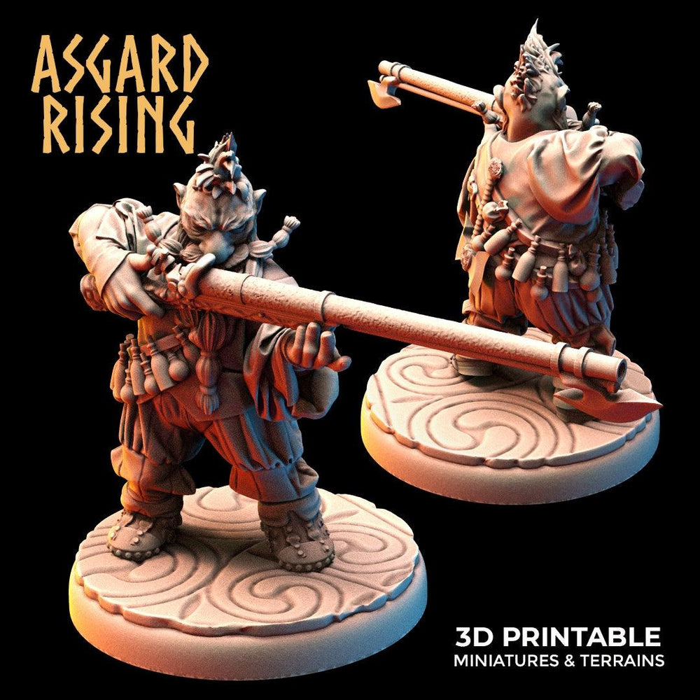 3D Printed Asgard Rising Dwarves Ranged Weapons Set 28mm - 32mm (Online Only)