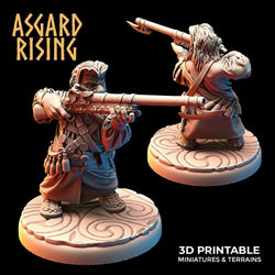 3D Printed Asgard Rising Dwarves Ranged Weapons Set 28mm - 32mm (Online Only)