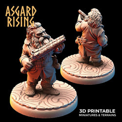 3D Printed Asgard Rising Dwarves Ranged Weapons Set 28mm - 32mm (Online Only)