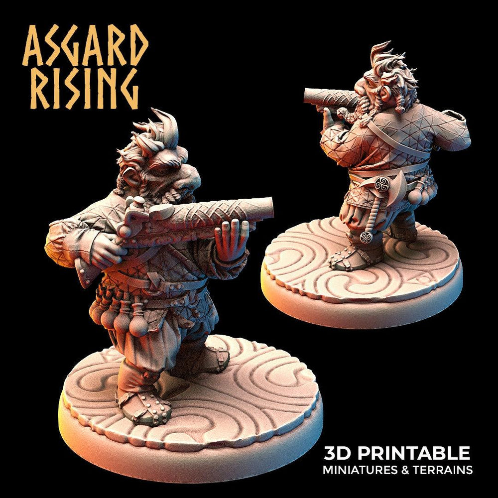 3D Printed Asgard Rising Dwarves Ranged Weapons Set 28mm - 32mm (Online Only)