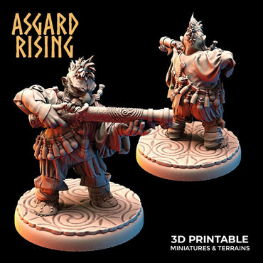 3D Printed Asgard Rising Dwarves Ranged Weapons Set 28mm - 32mm (Online Only)