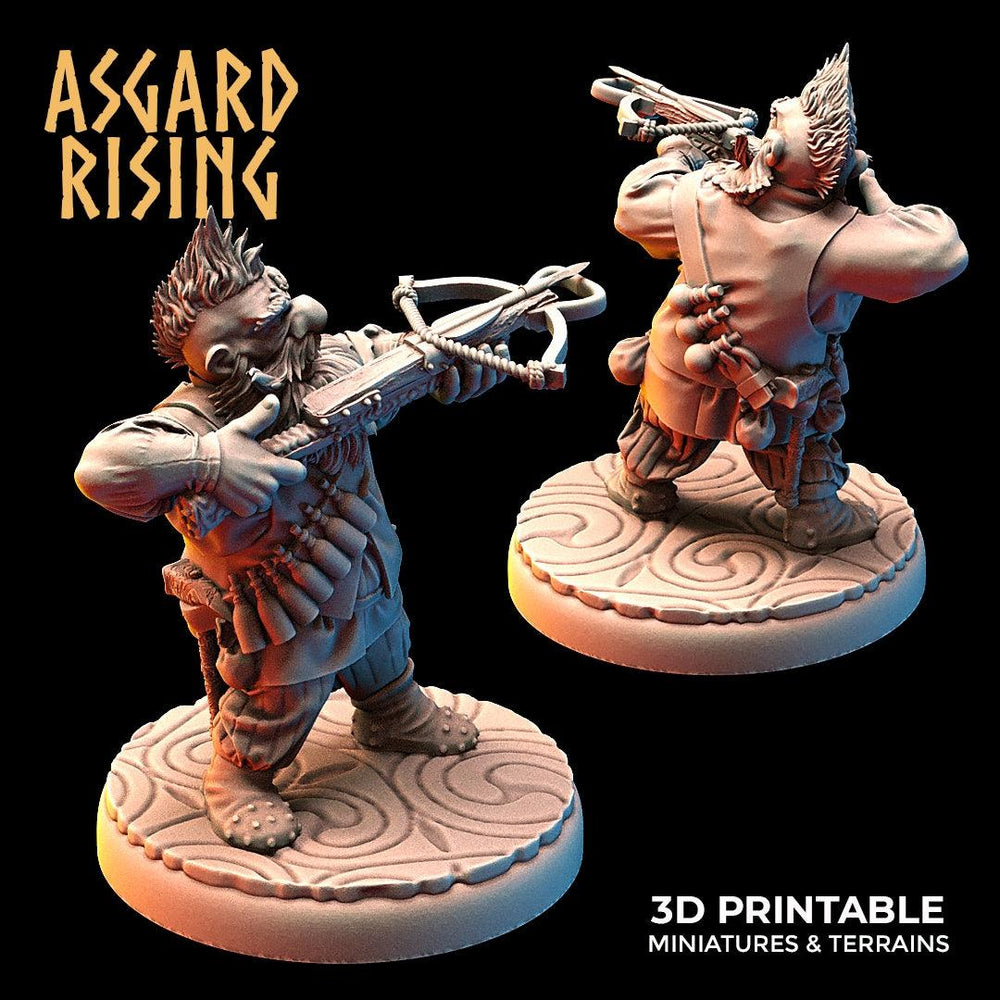 3D Printed Asgard Rising Dwarves Ranged Weapons Set 28mm - 32mm (Online Only)