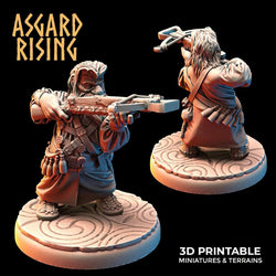 3D Printed Asgard Rising Dwarves Ranged Weapons Set 28mm - 32mm (Online Only)