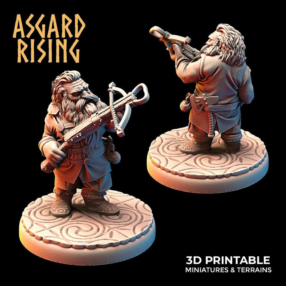 3D Printed Asgard Rising Dwarves Ranged Weapons Set 28mm - 32mm (Online Only)