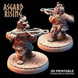 3D Printed Asgard Rising Dwarves Ranged Weapons Set 28mm - 32mm (Online Only)