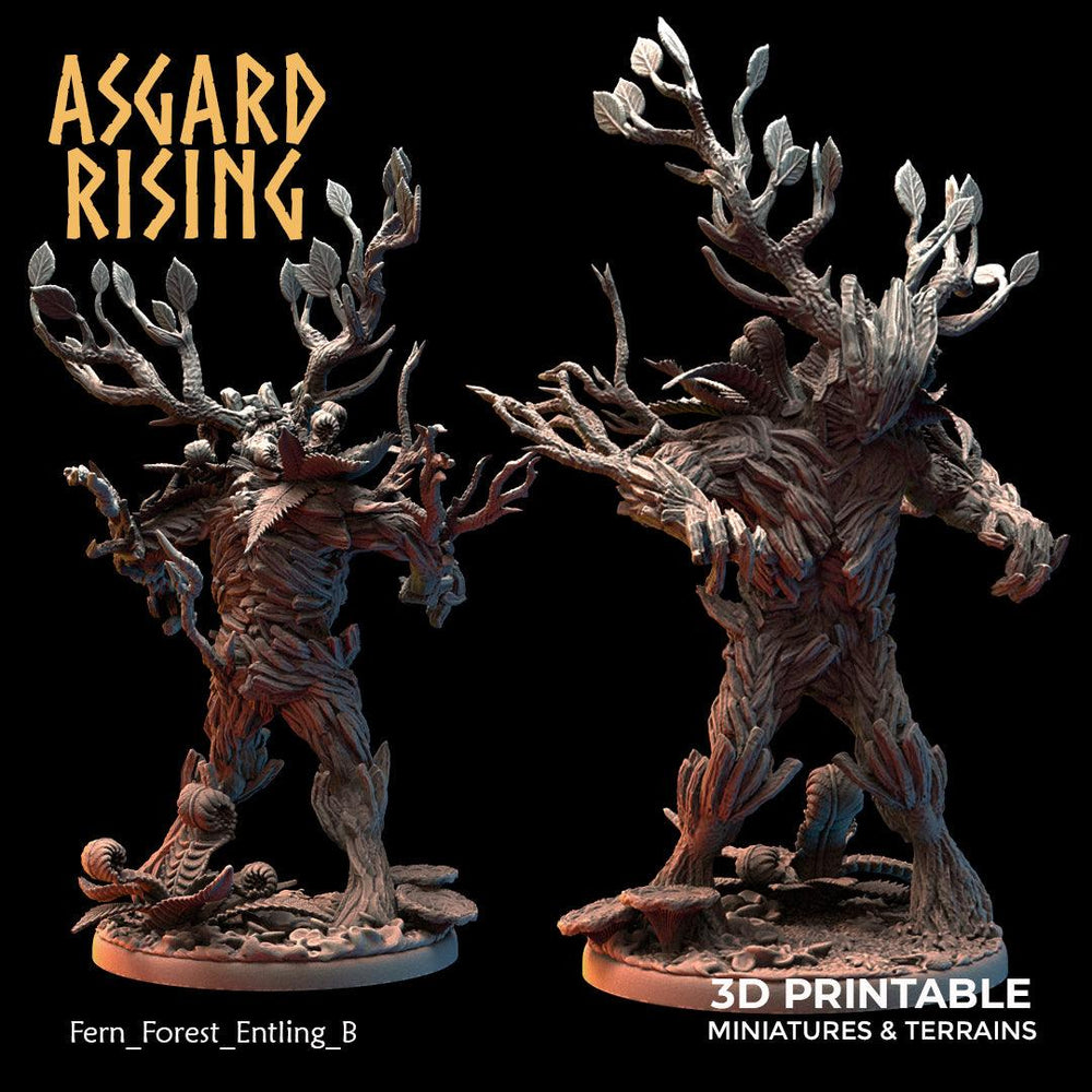 3D Printed Asgard Rising Fern Forest Entlings 28 32 mm Wargaming DnD (Online Only)