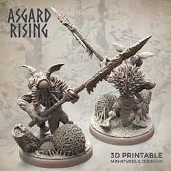 3D Printed Asgard Rising Forest Goblins Melee Set 28mm - 32mm Ragnarok D&D (Online Only)