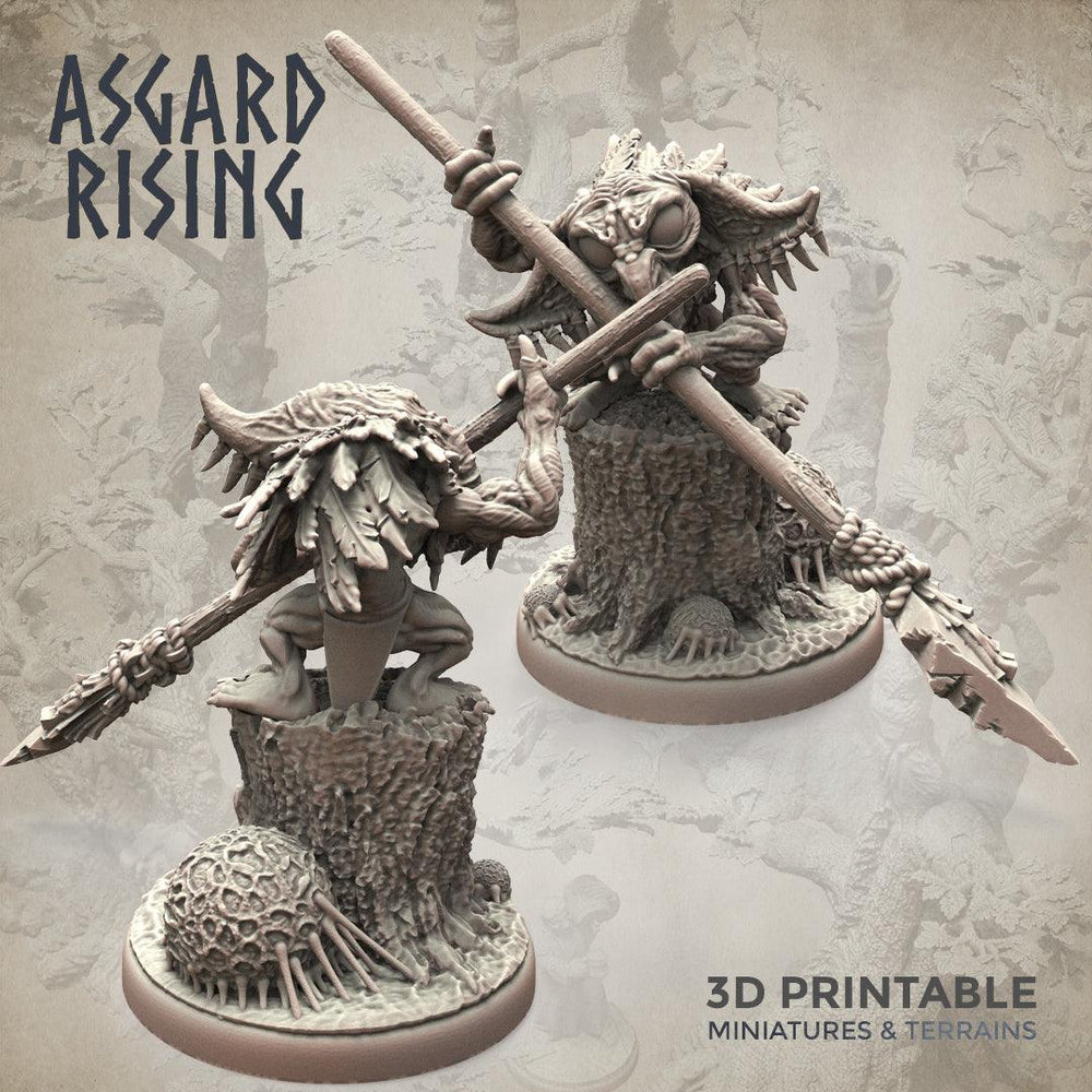 3D Printed Asgard Rising Forest Goblins Melee Set 28mm - 32mm Ragnarok D&D (Online Only)