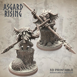3D Printed Asgard Rising Forest Goblins Melee Set 28mm - 32mm Ragnarok D&D (Online Only)