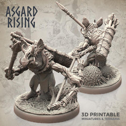 3D Printed Asgard Rising Forest Goblins Ranged Set 28mm - 32mm Ragnarok D&D (Online Only)