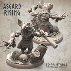 3D Printed Asgard Rising Forest Goblins Ranged Set 28mm - 32mm Ragnarok D&D (Online Only)