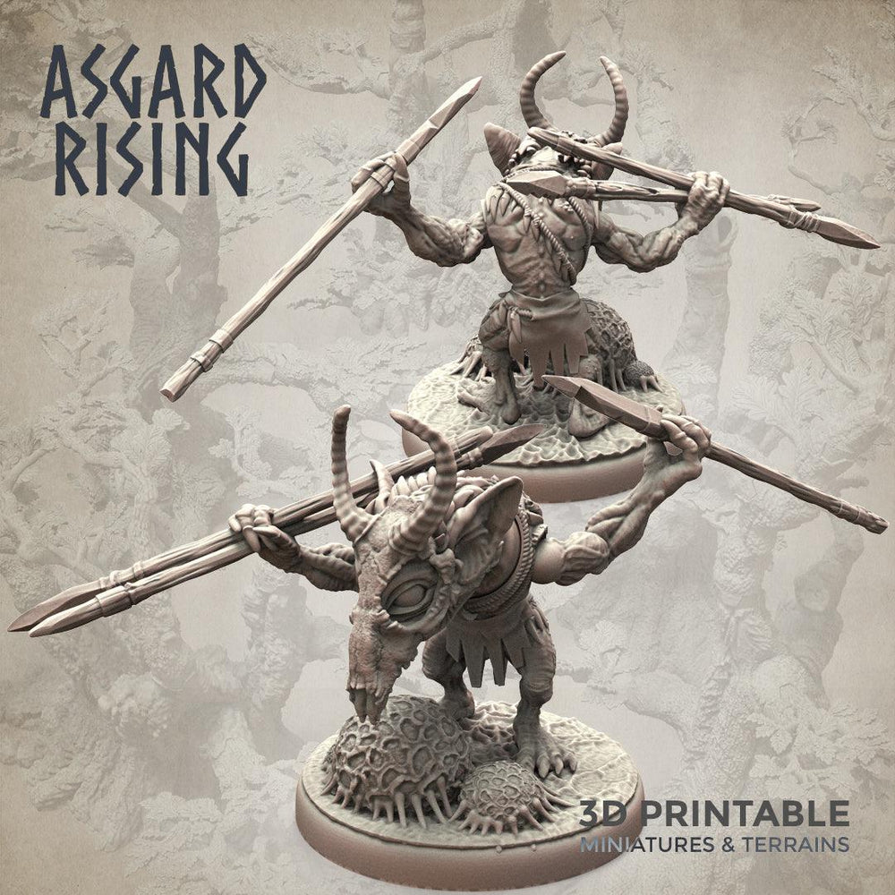 3D Printed Asgard Rising Forest Goblins Ranged Set 28mm - 32mm Ragnarok D&D (Online Only)