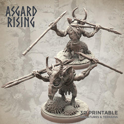 3D Printed Asgard Rising Forest Goblins Ranged Set 28mm - 32mm Ragnarok D&D (Online Only)