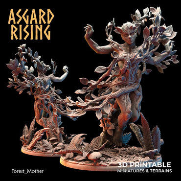 3D Printed Asgard Rising Forest Mother 28 32 mm Wargaming DnD (Online Only)