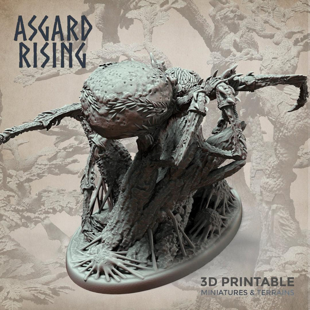 3D Printed Asgard Rising Forest Spiders Set 28mm 32mm Ragnarok D&D (Online Only)