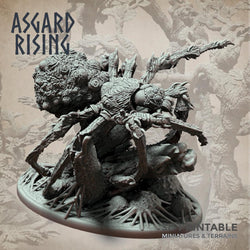 3D Printed Asgard Rising Forest Spiders Set 28mm 32mm Ragnarok D&D (Online Only)