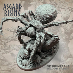 3D Printed Asgard Rising Forest Spiders Set 28mm 32mm Ragnarok D&D (Online Only)
