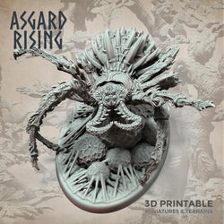 3D Printed Asgard Rising Forest Spiders Set 28mm 32mm Ragnarok D&D (Online Only)