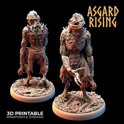 3D Printed Asgard Rising Ghouls Undead Set Round or Square Base 28mm - 32mm (Online Only)