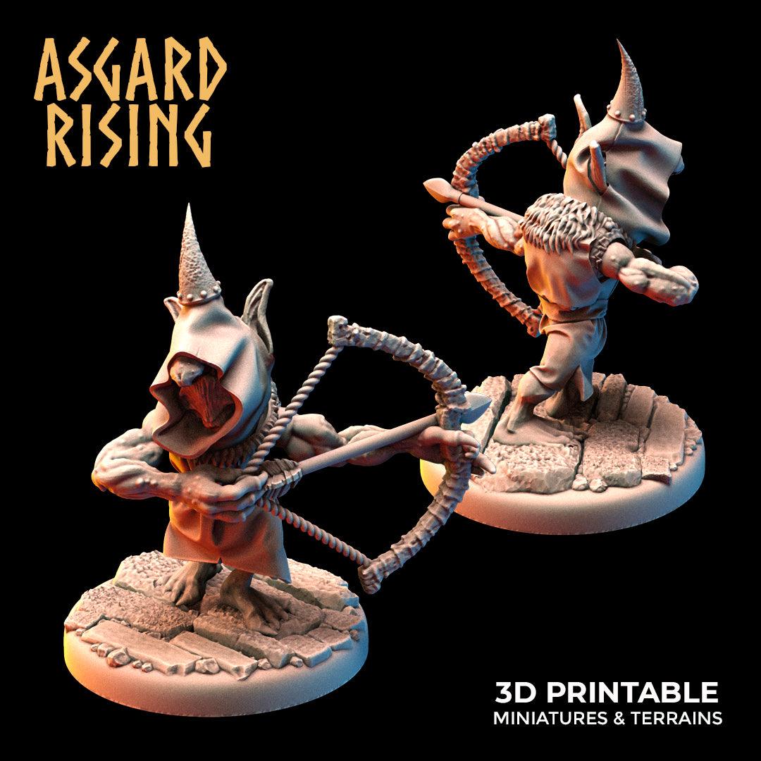 3D Printed Asgard Rising Goblin Archer 32mm Ragnarok D&D (Online Only)