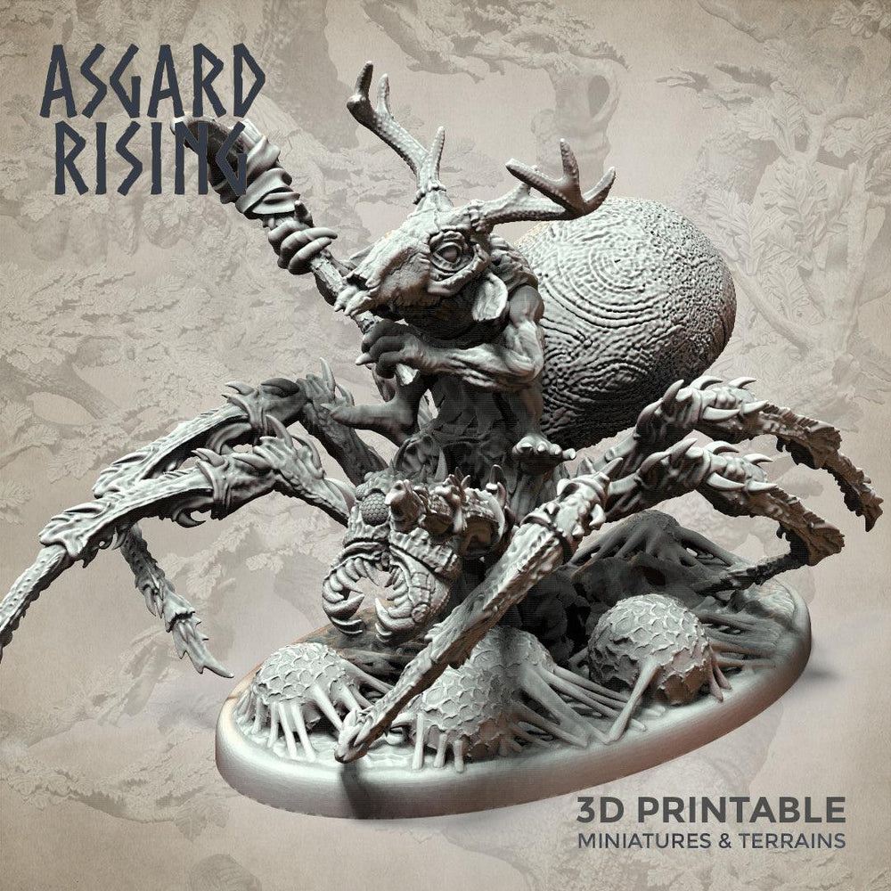 3D Printed Asgard Rising Goblin Spiders Riders Set 32mm Ragnarok D&D (Online Only)