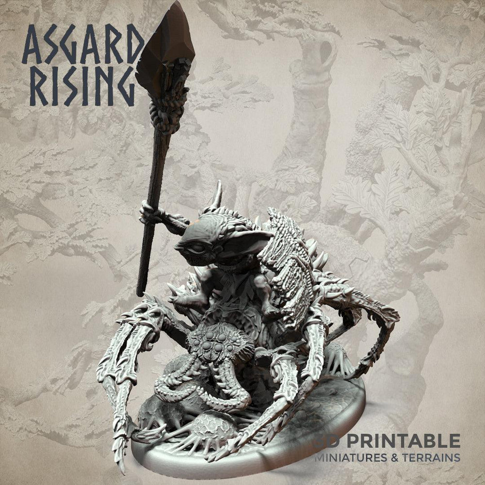 3D Printed Asgard Rising Goblin Spiders Riders Set 32mm Ragnarok D&D (Online Only)