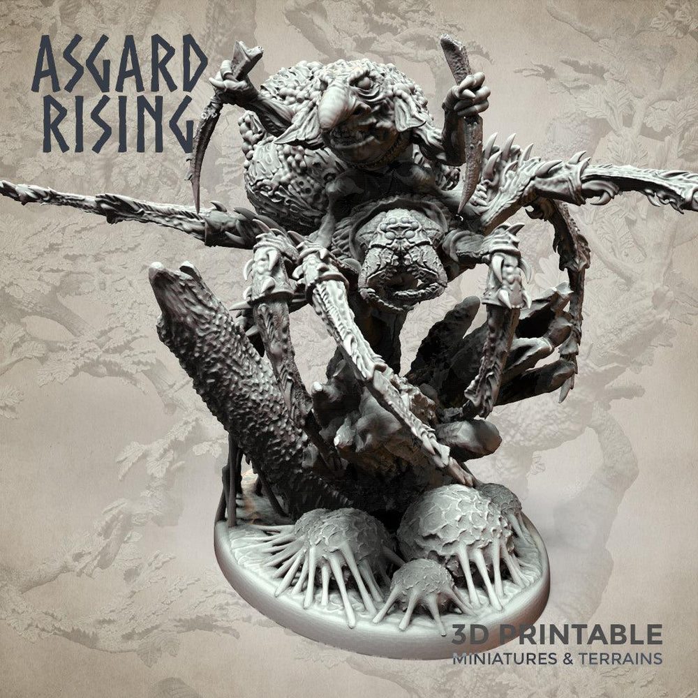 3D Printed Asgard Rising Goblin Spiders Riders Set 32mm Ragnarok D&D (Online Only)