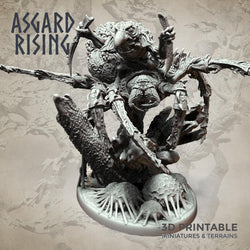 3D Printed Asgard Rising Goblin Spiders Riders Set 32mm Ragnarok D&D (Online Only)