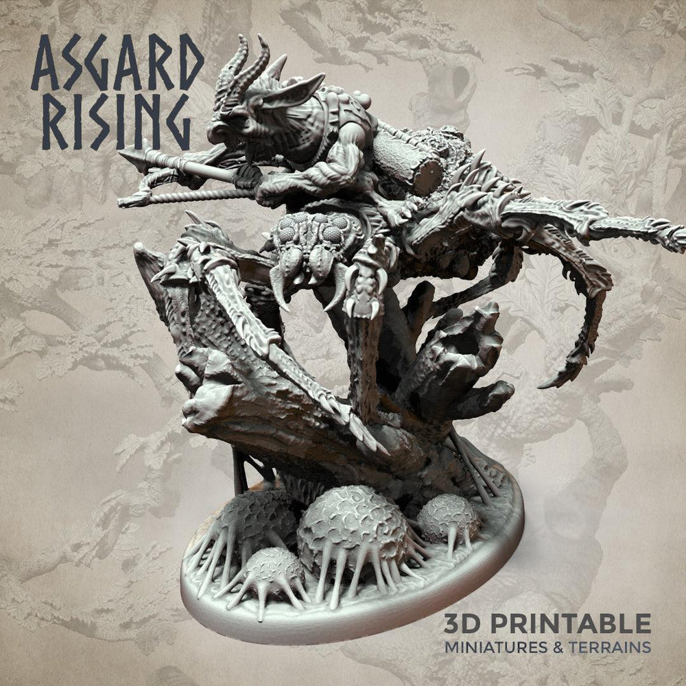 3D Printed Asgard Rising Goblin Spiders Riders Set 32mm Ragnarok D&D (Online Only)