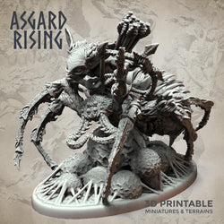3D Printed Asgard Rising Goblin Spiders Riders Set 32mm Ragnarok D&D (Online Only)
