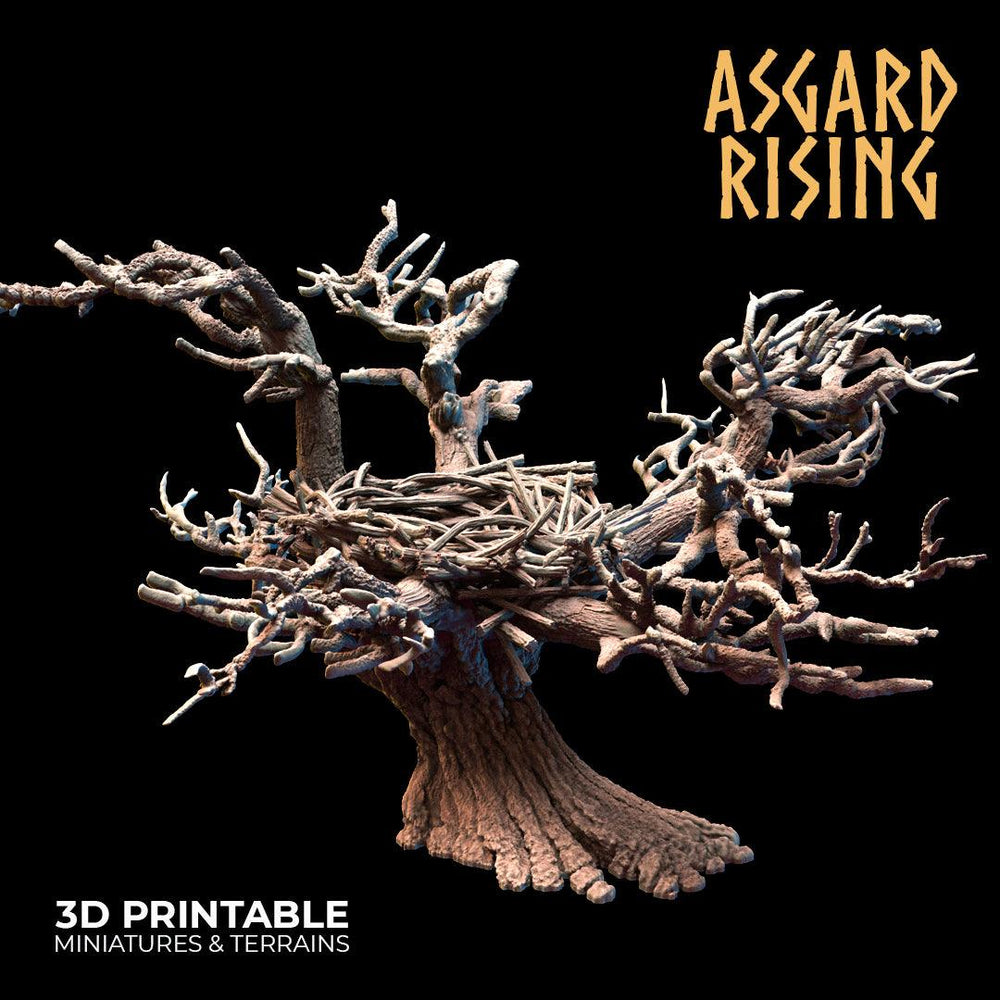 3D Printed Asgard Rising Griffin Nest Set - 32mm D&D (Online Only)