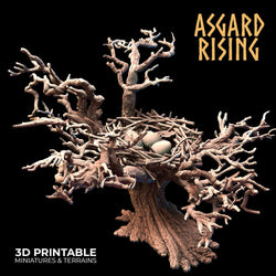 3D Printed Asgard Rising Griffin Nest Set - 32mm D&D (Online Only)