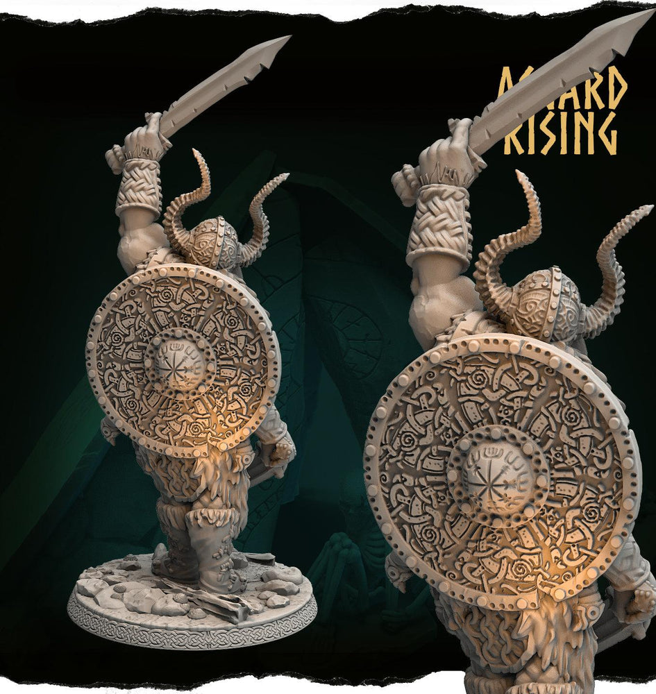 3D Printed Asgard Rising Jarl Rurik Alternative Chieftains 28 32 54 mm (Online Only)