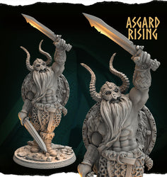3D Printed Asgard Rising Jarl Rurik Alternative Chieftains 28 32 54 mm (Online Only)
