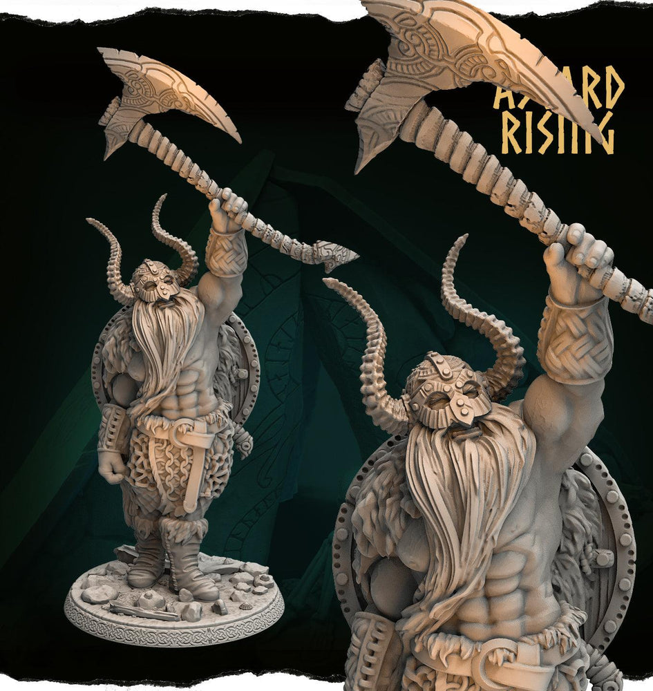 3D Printed Asgard Rising Jarl Rurik Chieftains 28 32 54 mm (Online Only)