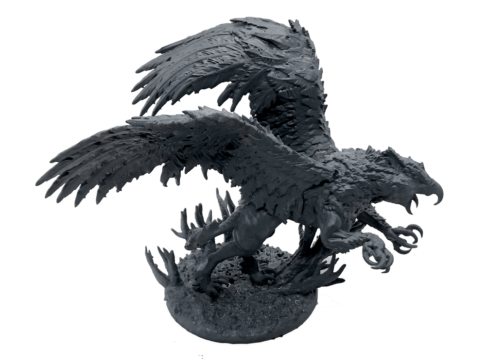3D Printed Asgard Rising King of all Creatures Griffin Set - 32mm D&D (Online Only)