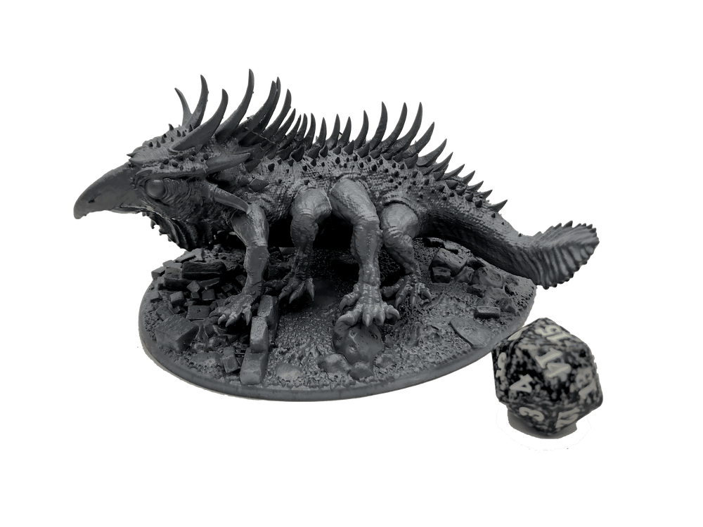 3D Printed Asgard Rising King of Serpents - Basilisk 32mm D&D (Online Only)