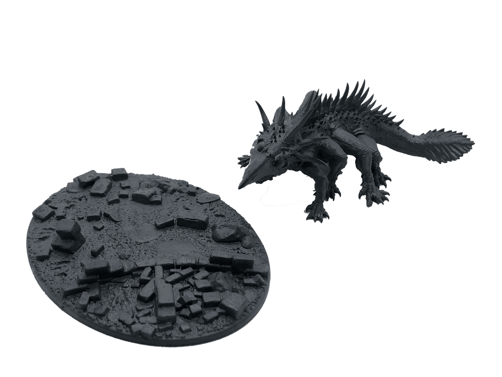 3D Printed Asgard Rising King of Serpents - Basilisk 32mm D&D (Online Only)