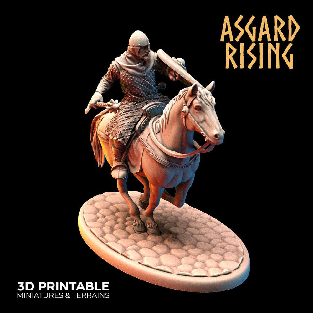 3D Printed Asgard Rising Medieval Calvary Set 28mm - 32mm Ragnarok D&D (Online Only)