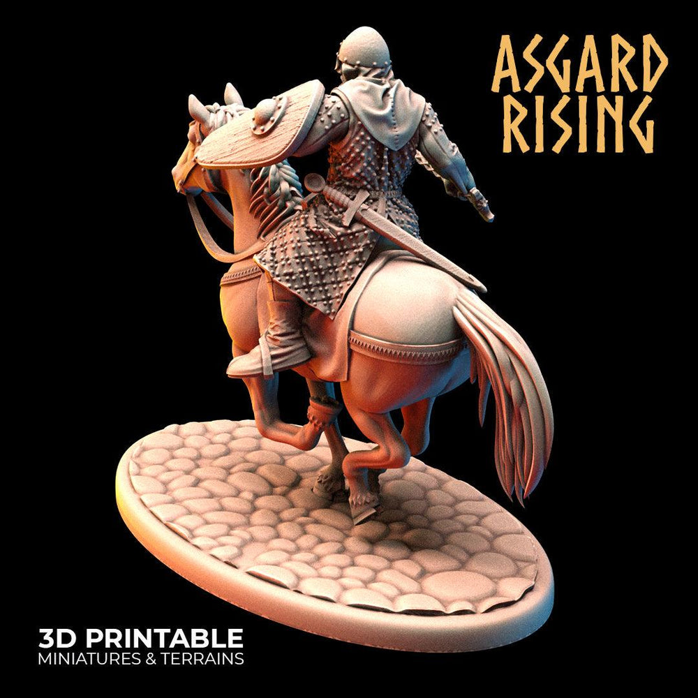 3D Printed Asgard Rising Medieval Calvary Set 28mm - 32mm Ragnarok D&D (Online Only)