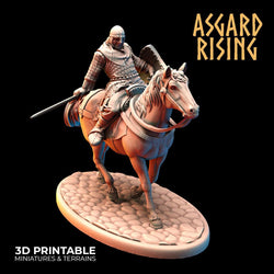3D Printed Asgard Rising Medieval Calvary Set 28mm - 32mm Ragnarok D&D (Online Only)