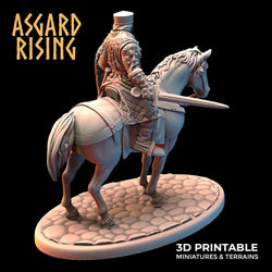 3D Printed Asgard Rising Medieval Calvary Set 28mm - 32mm Ragnarok D&D (Online Only)