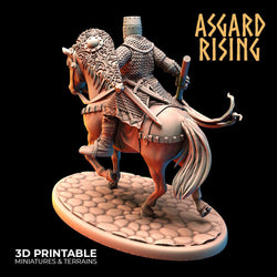 3D Printed Asgard Rising Medieval Calvary Set 28mm - 32mm Ragnarok D&D (Online Only)