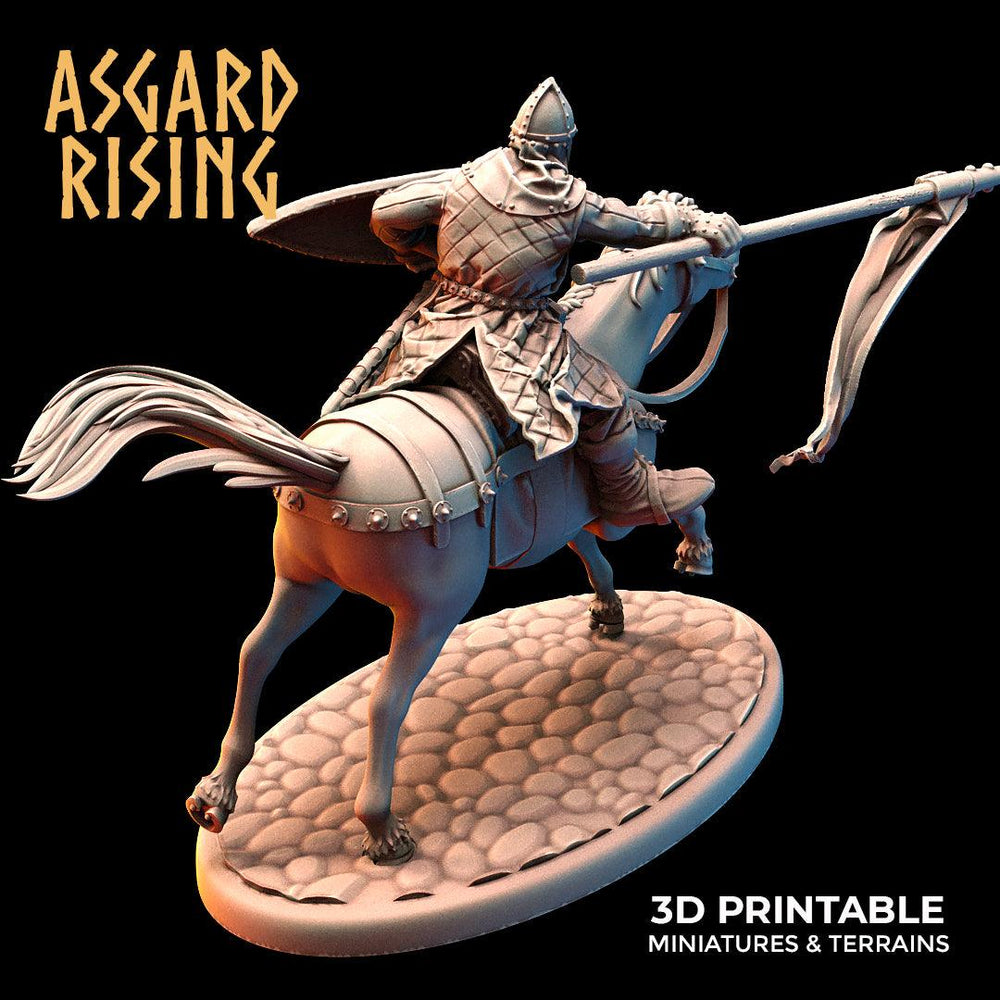 3D Printed Asgard Rising Medieval Calvary Set 28mm - 32mm Ragnarok D&D (Online Only)