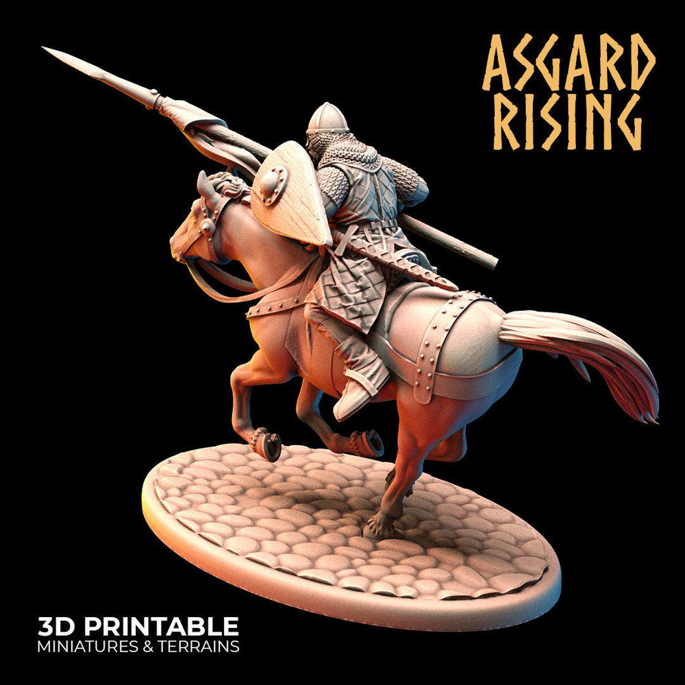 3D Printed Asgard Rising Medieval Calvary Set 28mm - 32mm Ragnarok D&D (Online Only)