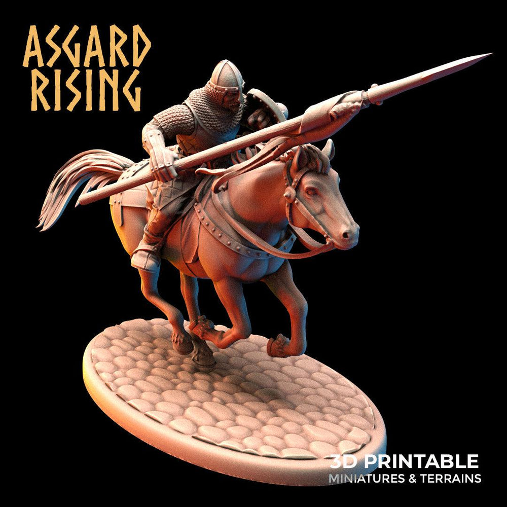 3D Printed Asgard Rising Medieval Calvary Set 28mm - 32mm Ragnarok D&D (Online Only)