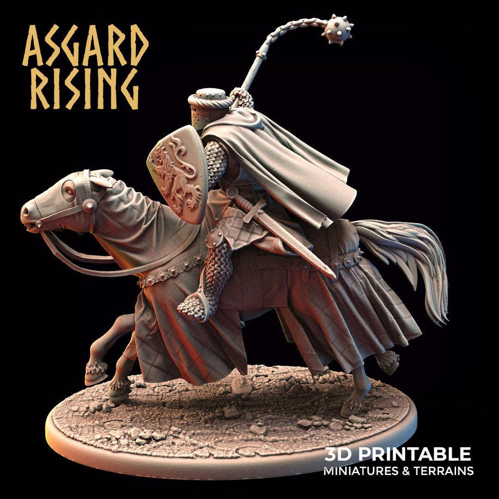 3D Printed Asgard Rising Medieval Heavy Calvary Set 28mm - 32mm Ragnarok D&D (Online Only)