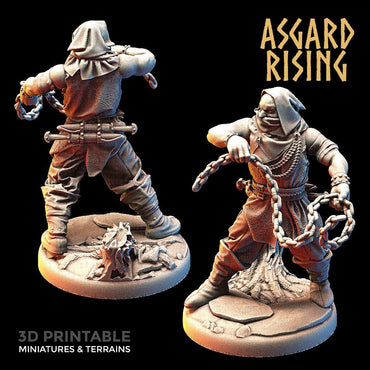 3D Printed Asgard Rising Mortimer The Grave Robber 28mm-32mm Ragnarok D&D (Online Only)
